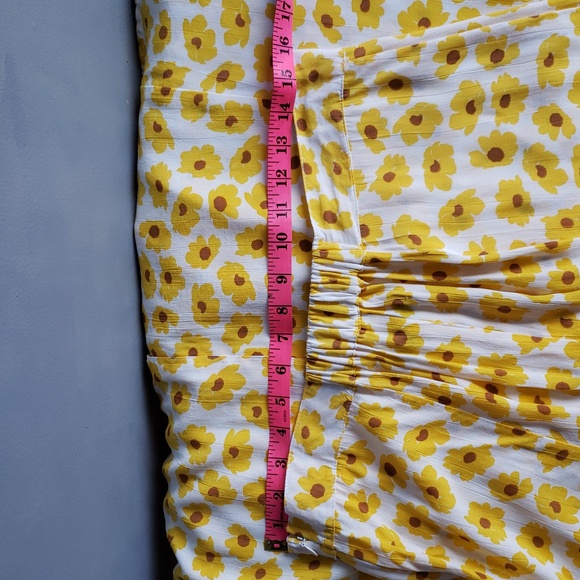 FAITHFULL THE BRAND MARIGOLD PRINT MIDI SKIRT, SIZE, US L - Picture 10 of 14